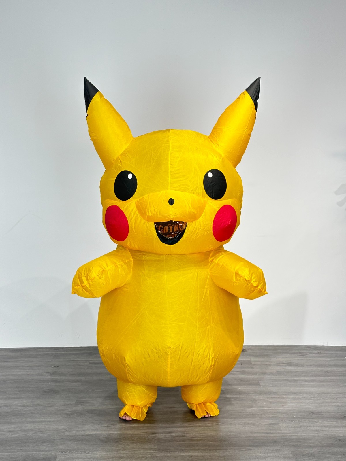 Pikachu Inflatable Costume Adult Fancy Dress Halloween Cosplay Party Outfiit