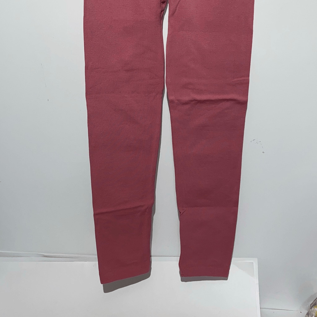 Leggings Depot Women’s Mauve High Waisted Ankle Pull On Leggings One Size NWT