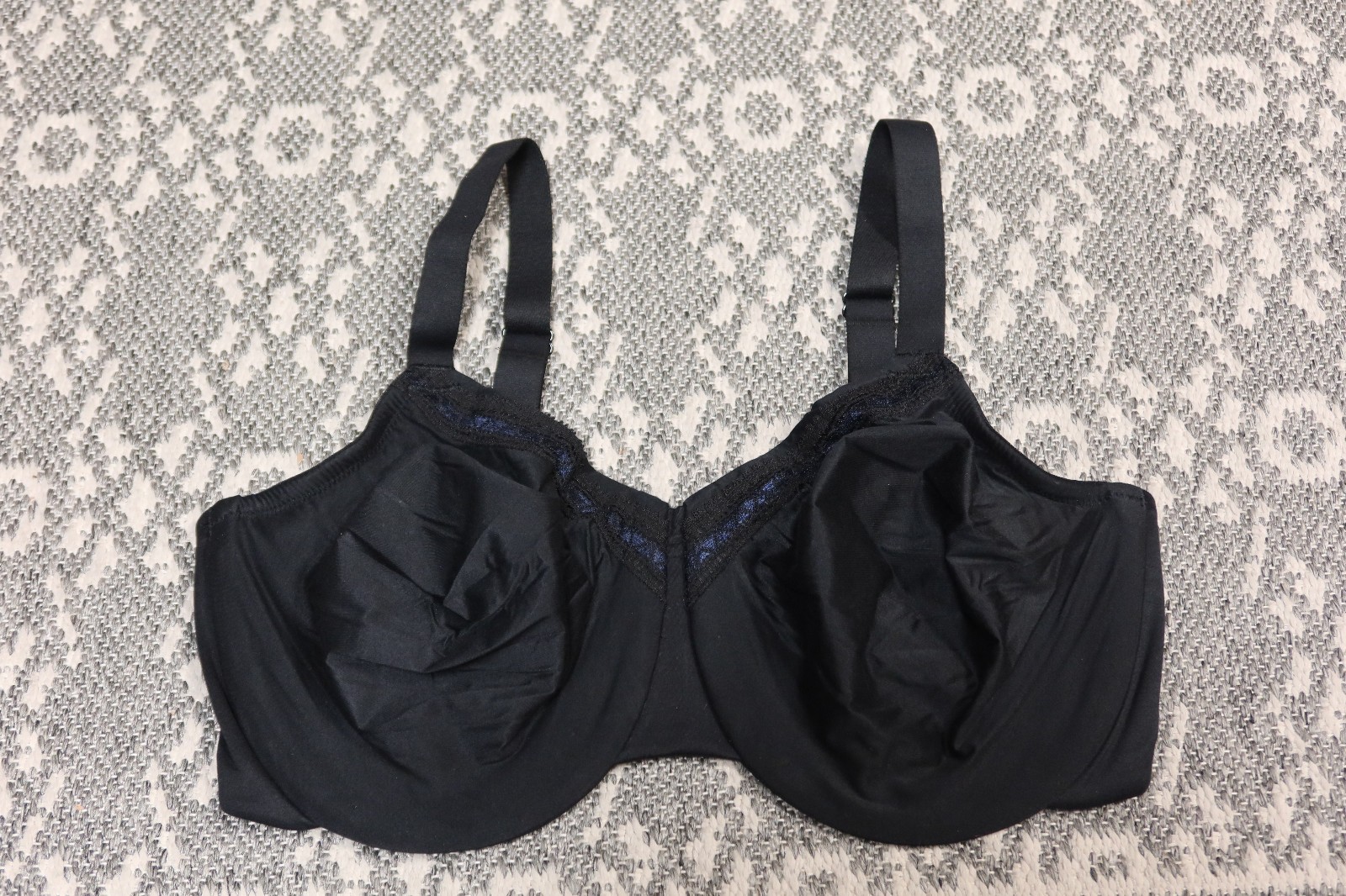 Wacoal Perfect Primer Full Figure Underwire Bra – Size 34G – Black – # 855213