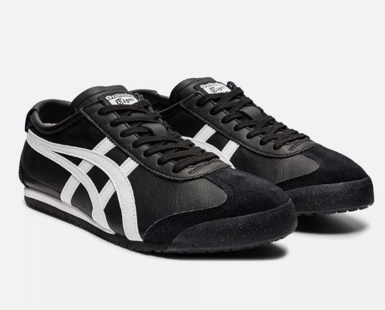 Unisex Onitsuka Tiger MEXICO 66 Classic Unisex Shoes 1183C102-001 Black/White