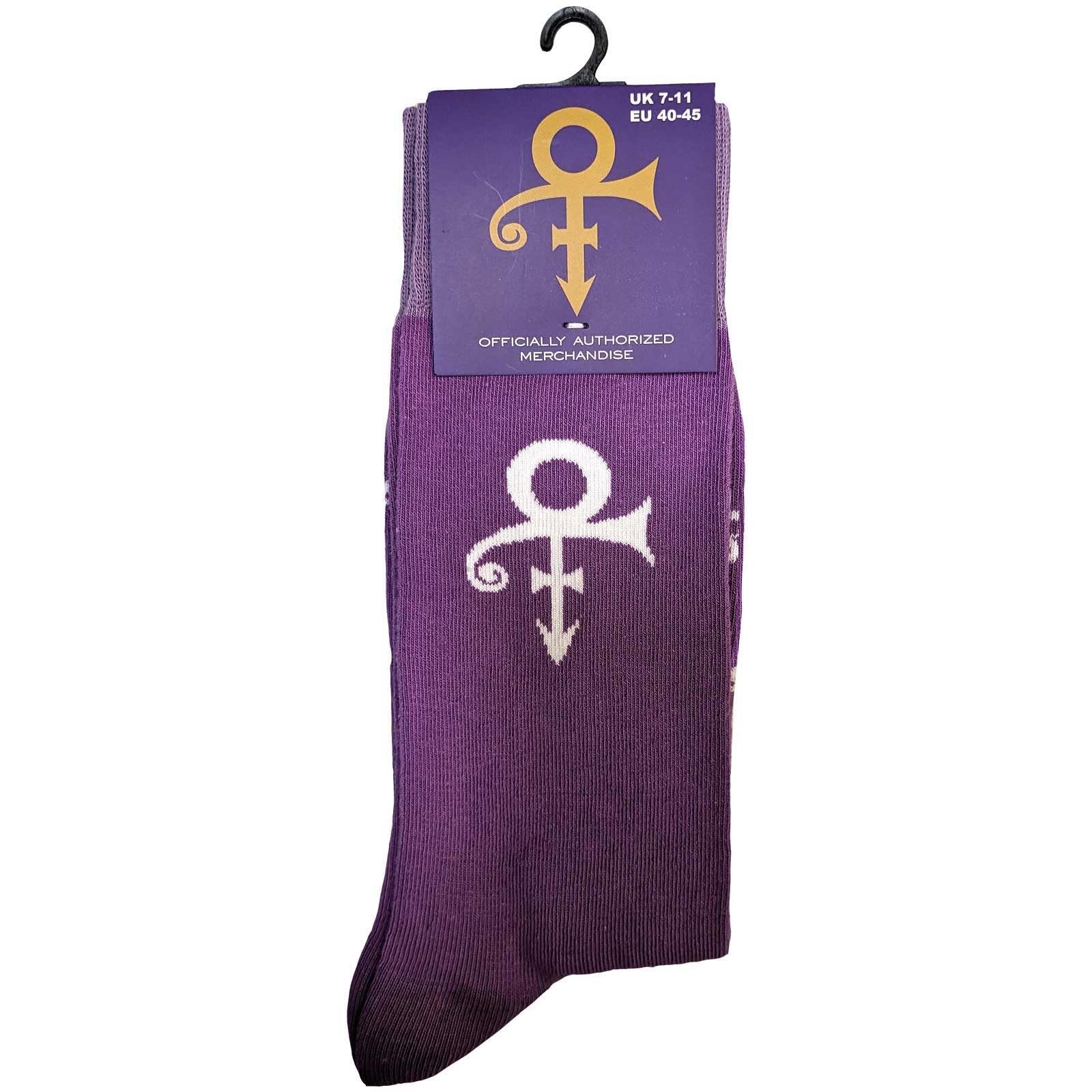 Prince ‘Symbol’ Men’s Crew Socks Official Purple Sock