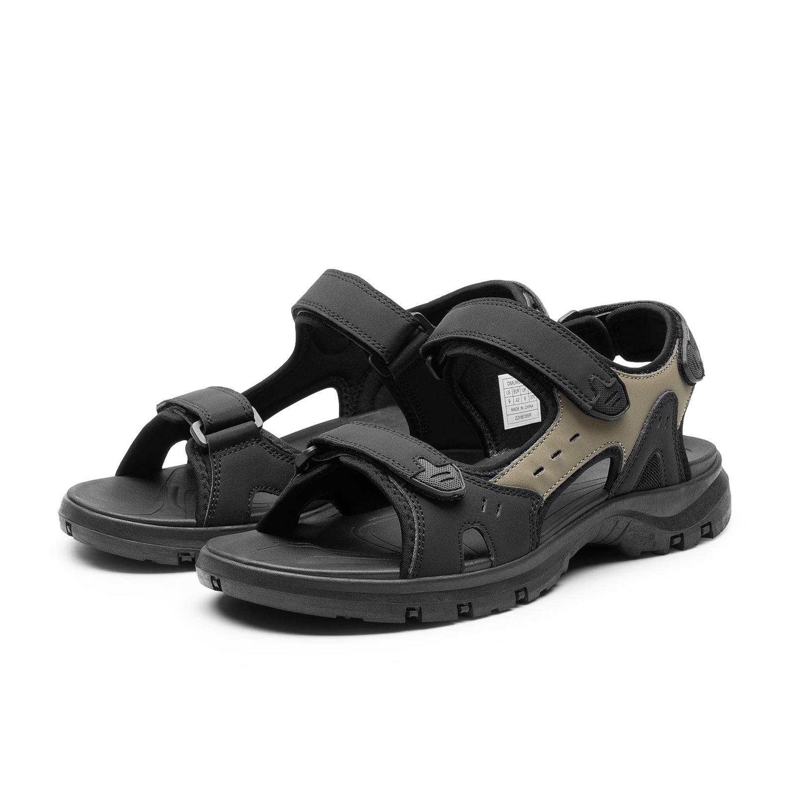 Mens Hiking Sandals Quick Dry Athletic Sandals Arch Support Summer Beach Sandals