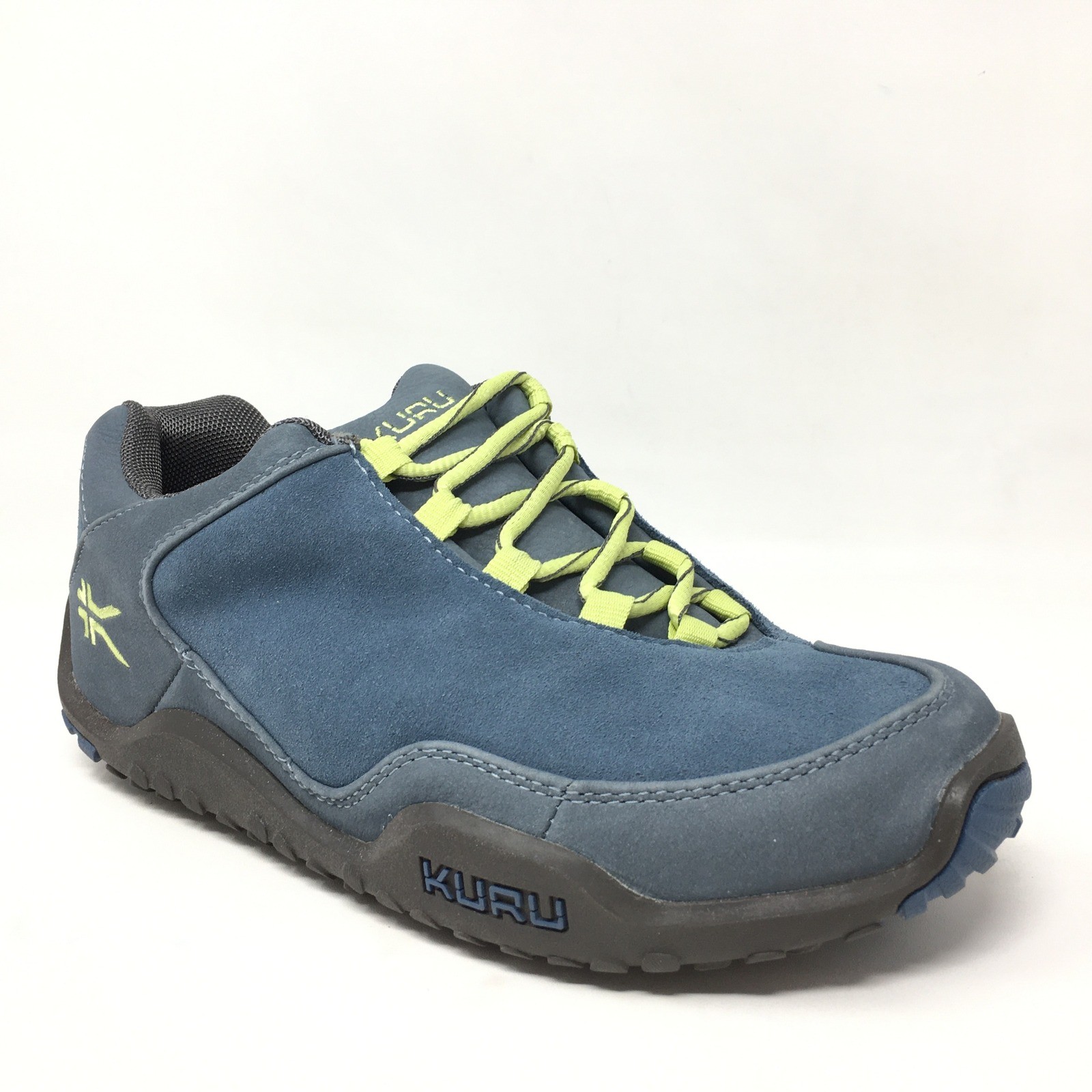 Kuru Chicane Walking Shoes Sneakers Womens Size 7.5 Blue Suede Pain Relief