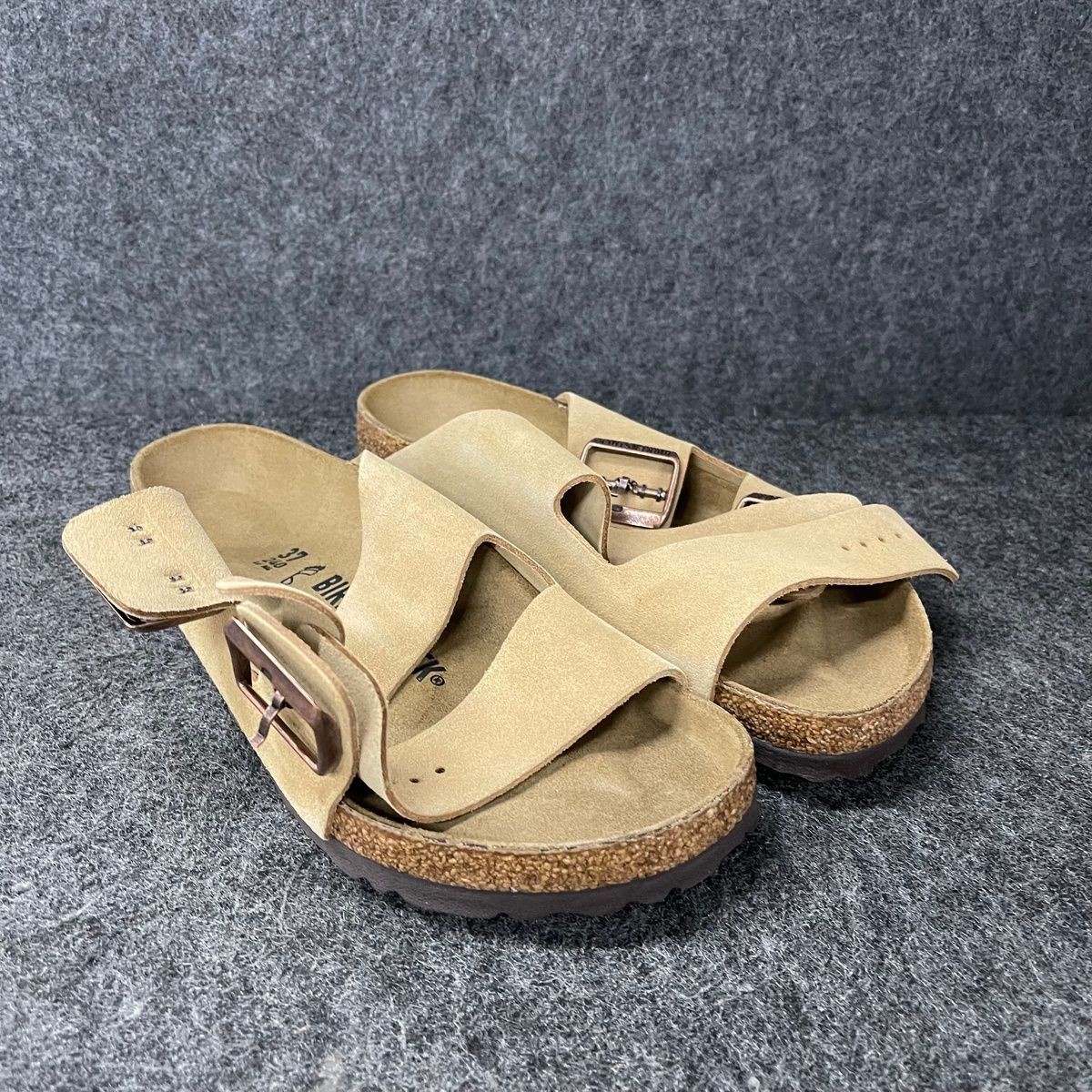 Birkenstock Arizona BS Slide Sandal Unisex Size US W6/M4 Latte Cream
