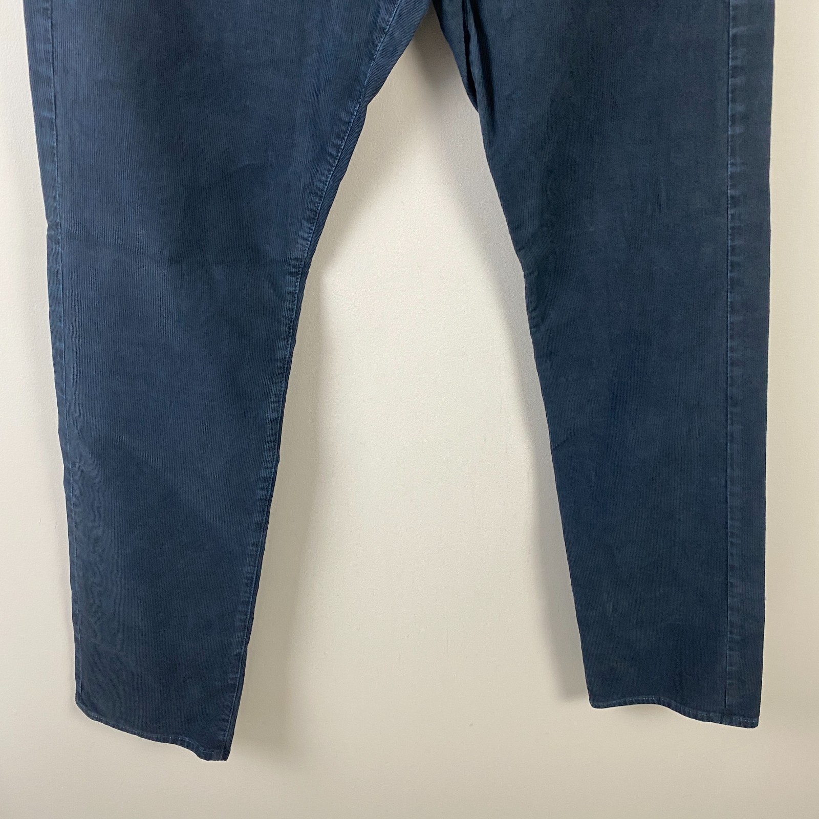 AG Adriano Goldschmied Everett Corduroy Pants Blue Slim Straight 34×34