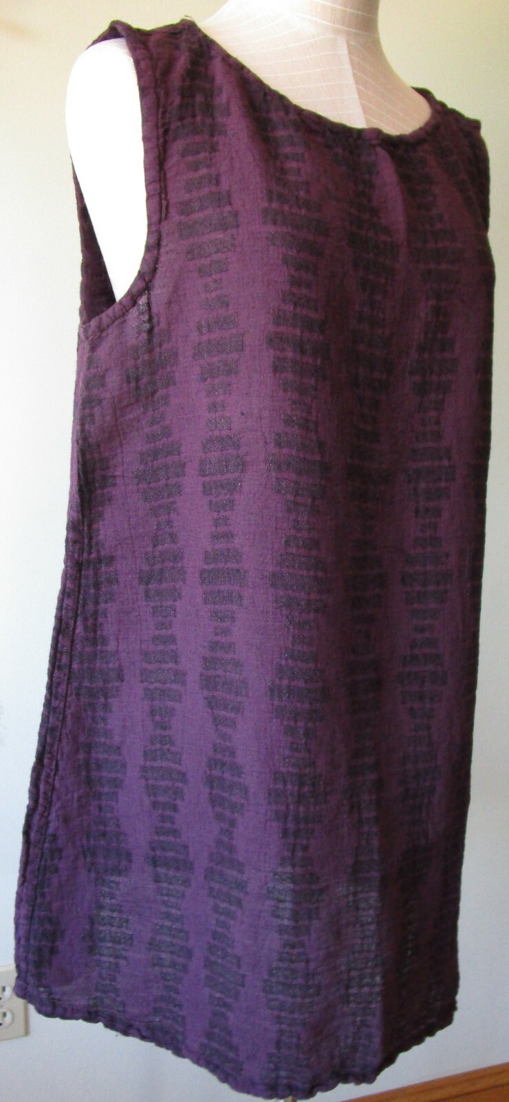 FLAX Designs Layer Tunic NWT Linen Cotton Blend M Traveler Collection