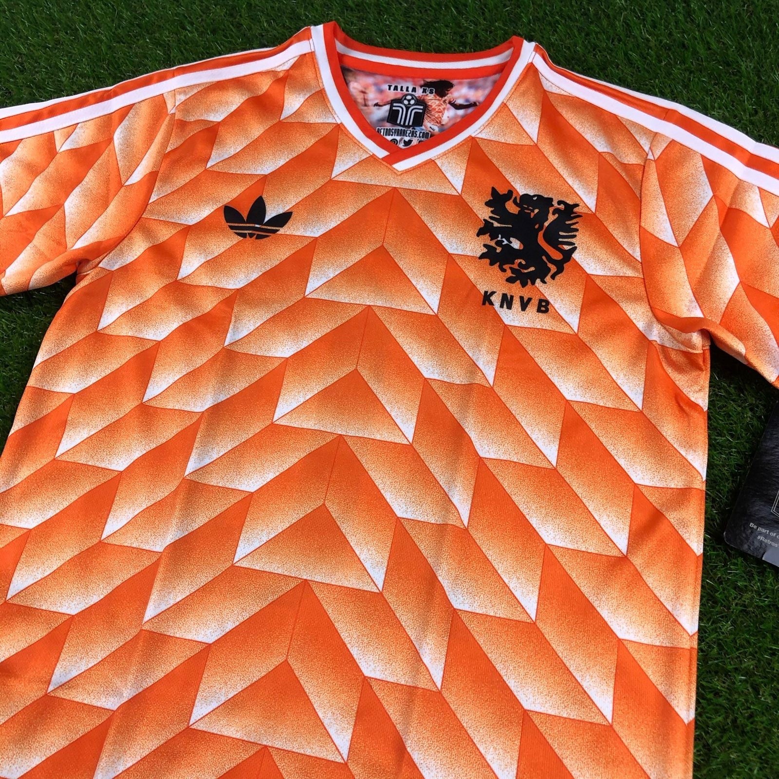 Classic Retro Netherlands Holland 1988 GULLIT 10 Football Shirt Jersey Size 2XL