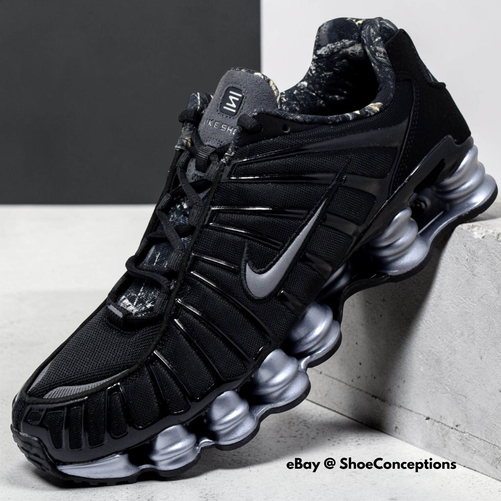 Nike Shox TL Black Dark Smoke Gray IQ0299-010 Men’s Sizes NEW