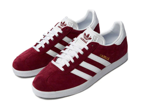 Adidas Originals Gazelle Burgundy White Red B41645 Men’s 9-13 BRAND NEW