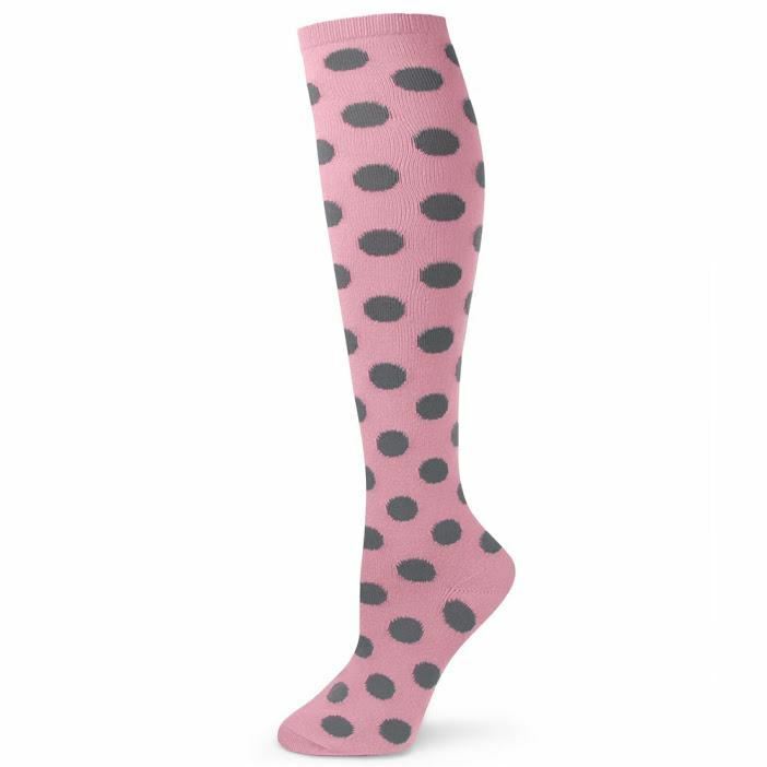 Spotlight Hosiery Elite Quality Soft Cotton Women’s Polka Dots Knee Highs Socks