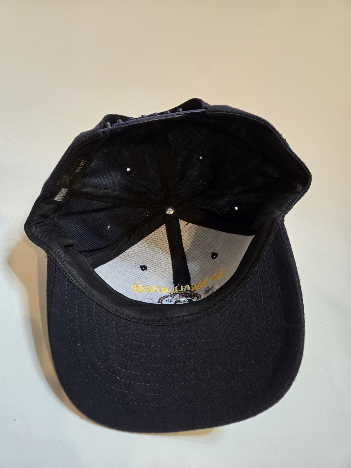 USS Ronald Reagan CVN 76 Adjustable Snapback Navy Hat Cap Dark Blue USA