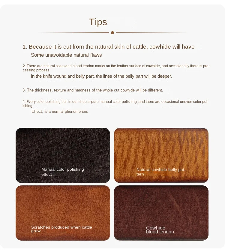 3.8CM Width 4.5MM Thickened Cowhide Cow Strap Genuine Leather Men Belt No Buckle