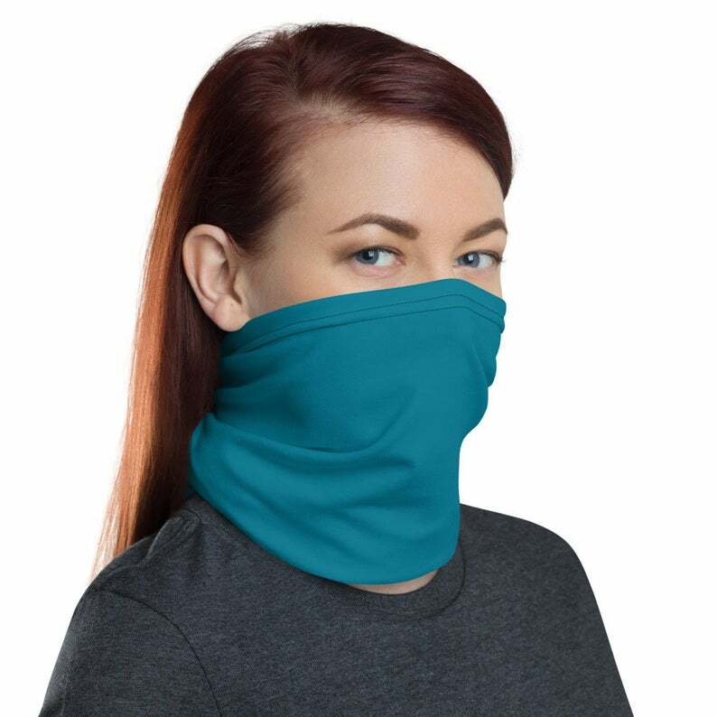 Face Mask Plain Solid Color Bandannas Cotton Bandanna Washable Unisex ,