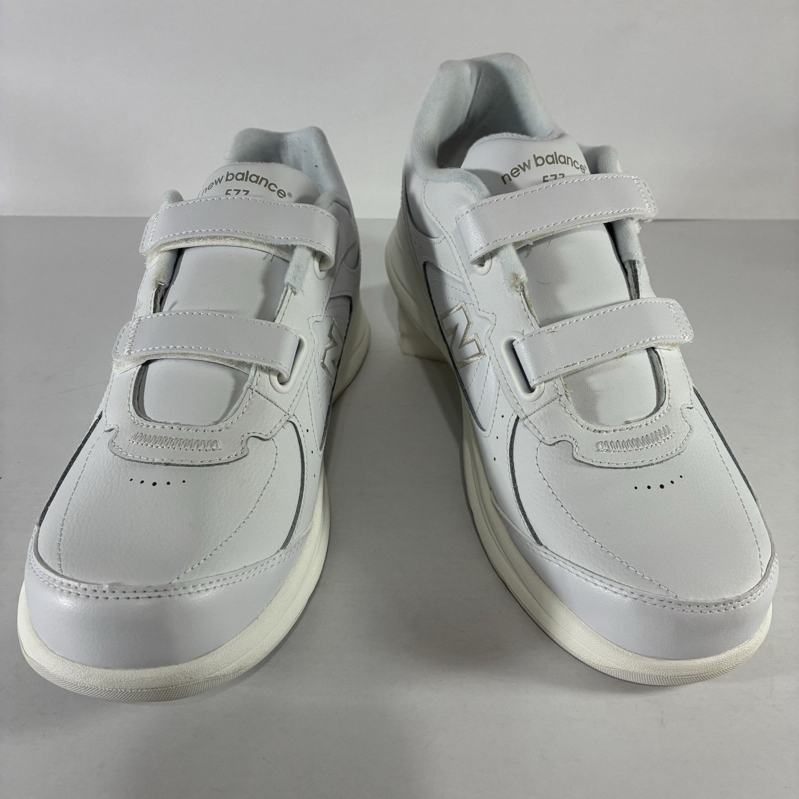 New Balance 577 SL2 Men’s Walking Sneakers Size 11.5 Hook Loop White