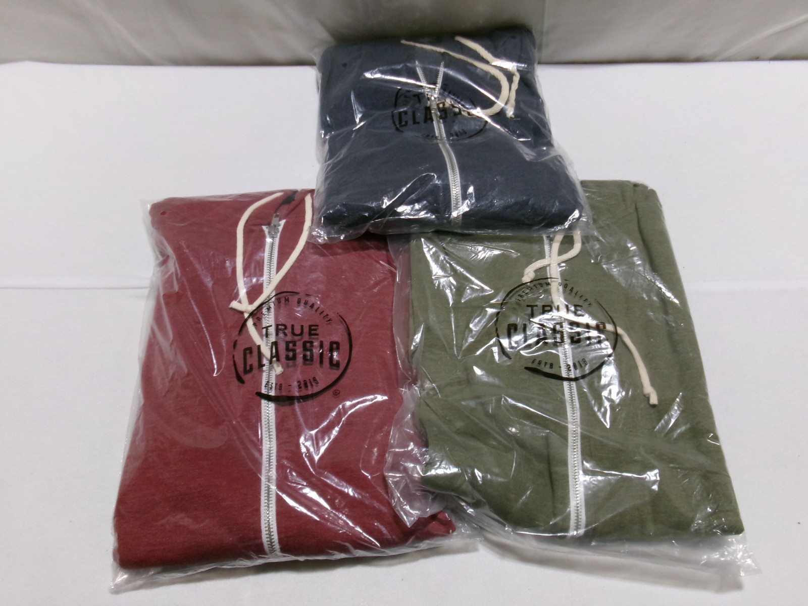 True Classic Full Zip Hoodies Assorted Sizes & Colors