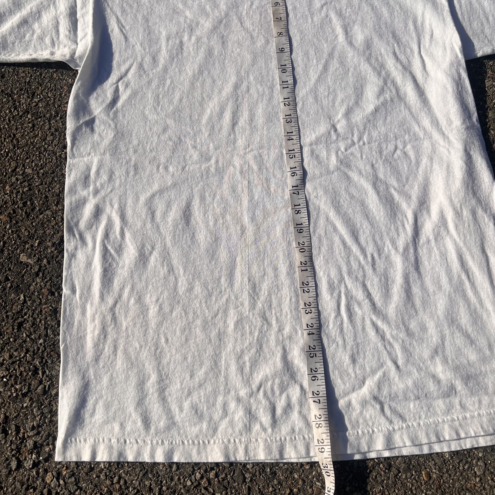 VTG 90s Levis 501 Button Fly Promo Shirt Sz M White Zipper Graphic Single Stitch
