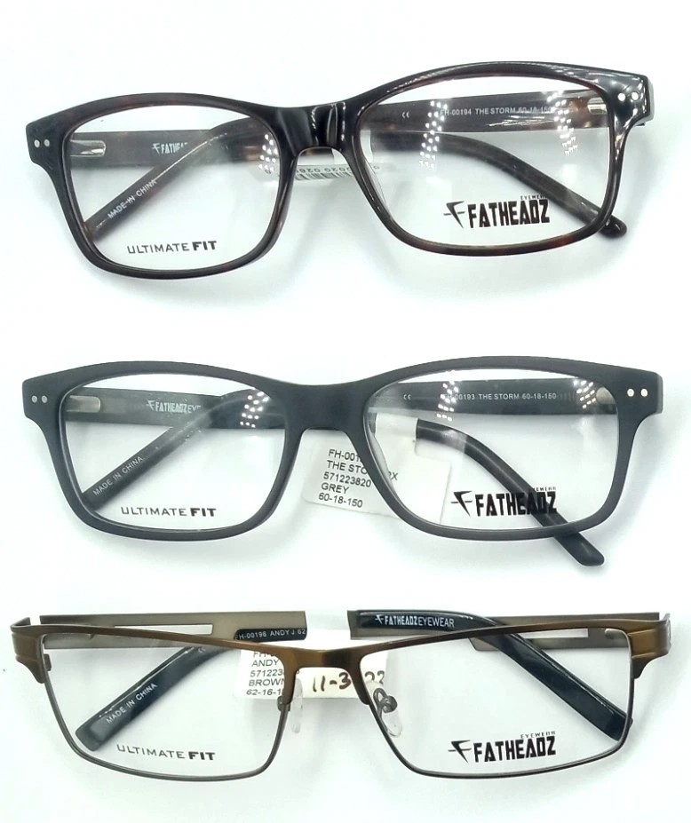 Fatheadz Glasses Mens New CHOOSE SIZE/COLOR/MODEL/FRAME Men’s Eyeglass Frames
