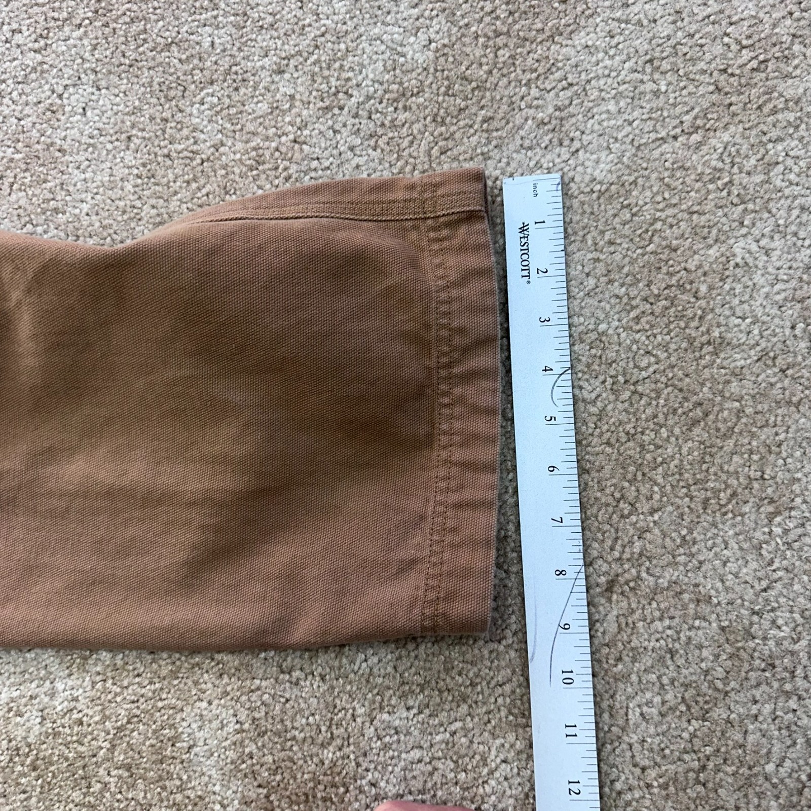 Duluth Trading Cargo Pants Men’s 38×32 Brown Canvas Workwear relaxed