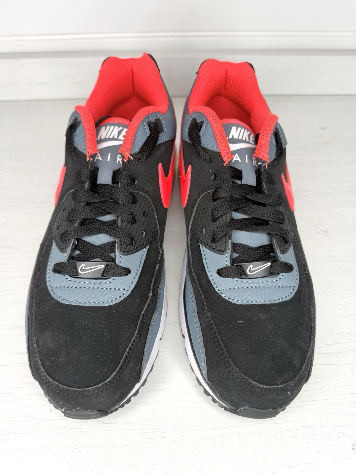 Nike Air Max Wright Black Atomic Red Grey 317551-069 Men Size 9 EUC