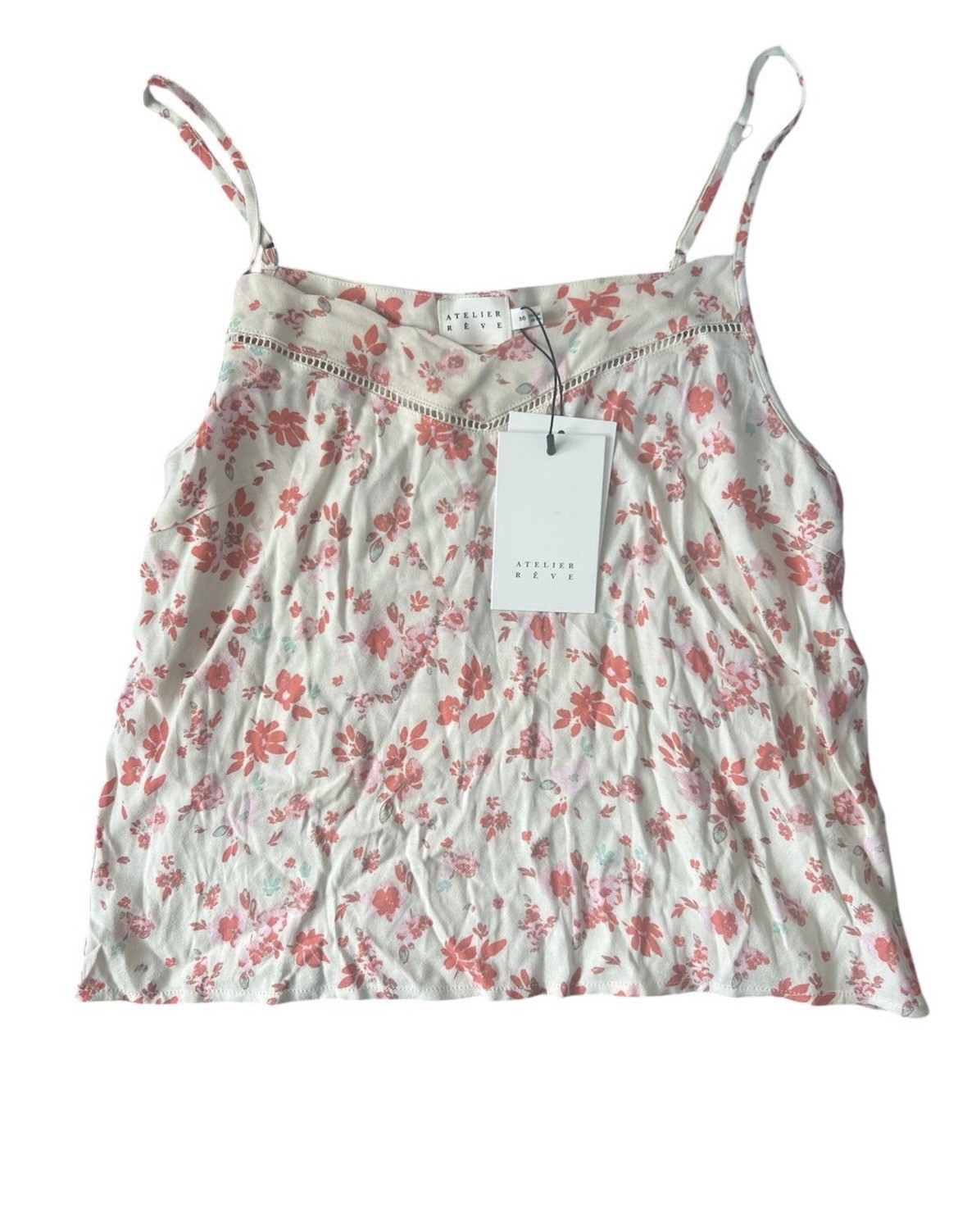 Atelier Reve Viscose Floral Tank Blouse | Small NWT