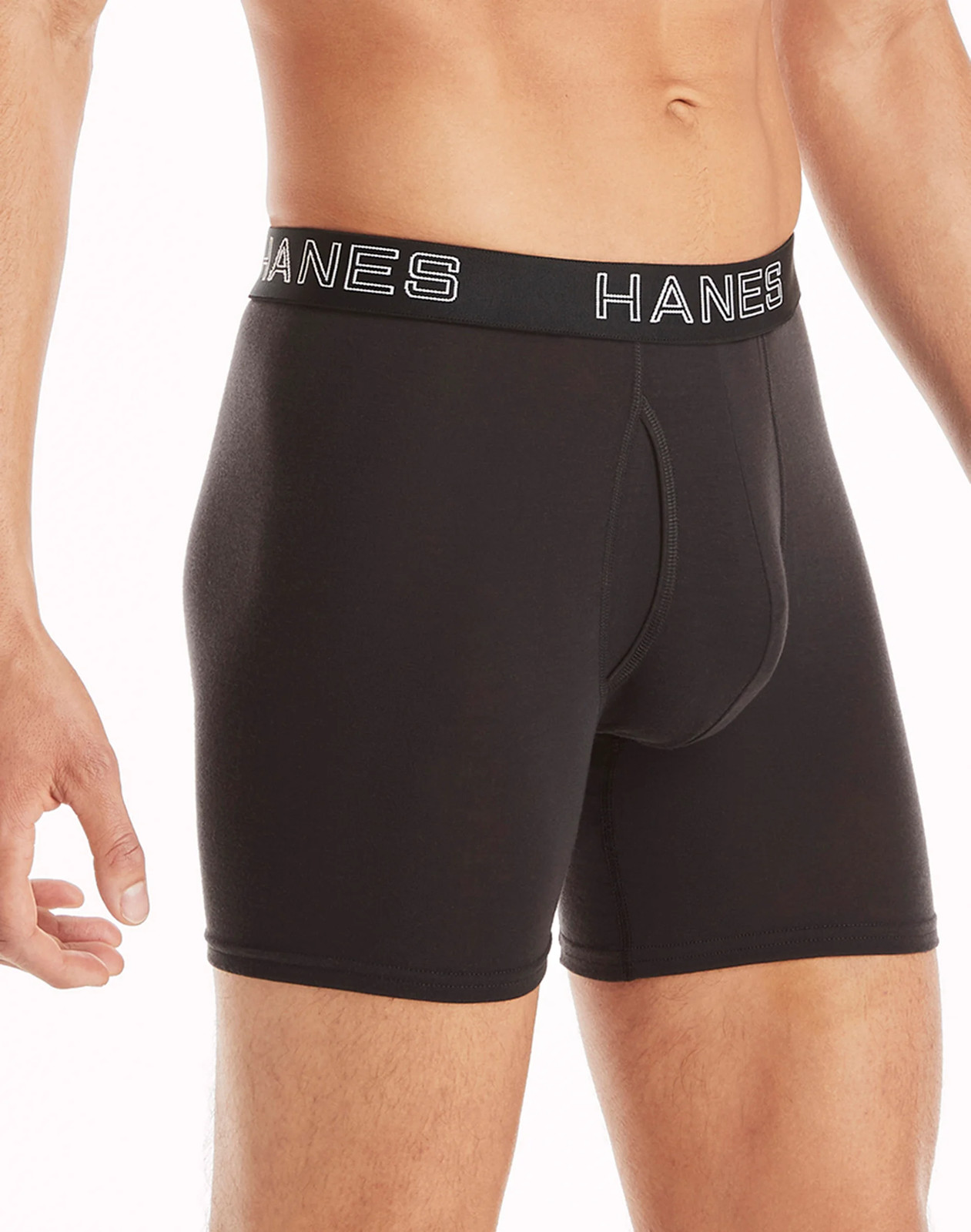 Hanes Men’s Boxer Brief 4-Pack Ultimate Comfort Flex Fit Total Support Pouch