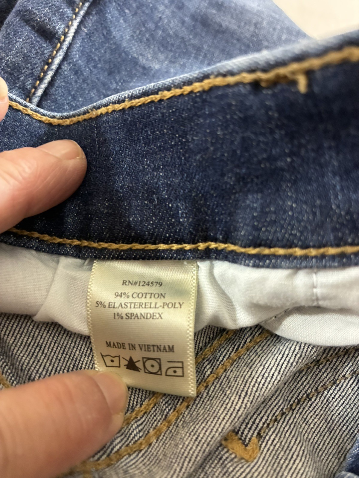 Sneak Peek Womens Size 1/25W Skinny High Rise Distressed Stretch Denim Jeans