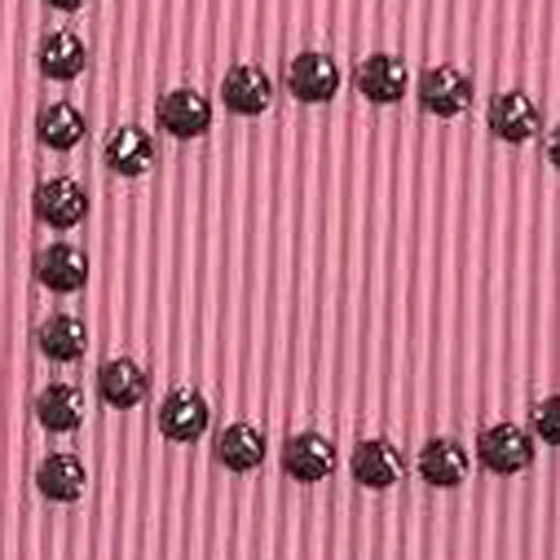 Y2K Rhinestone Logo Tube Top Womens Pink Strapless Streetwear 2000s S-L