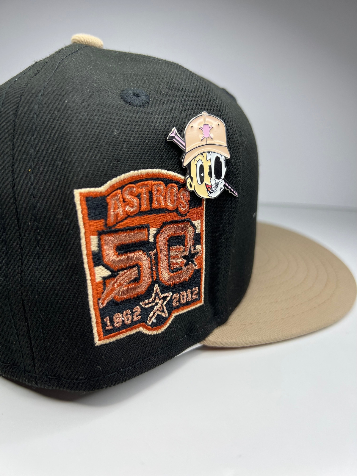 Screw Head Skull Hat Pin