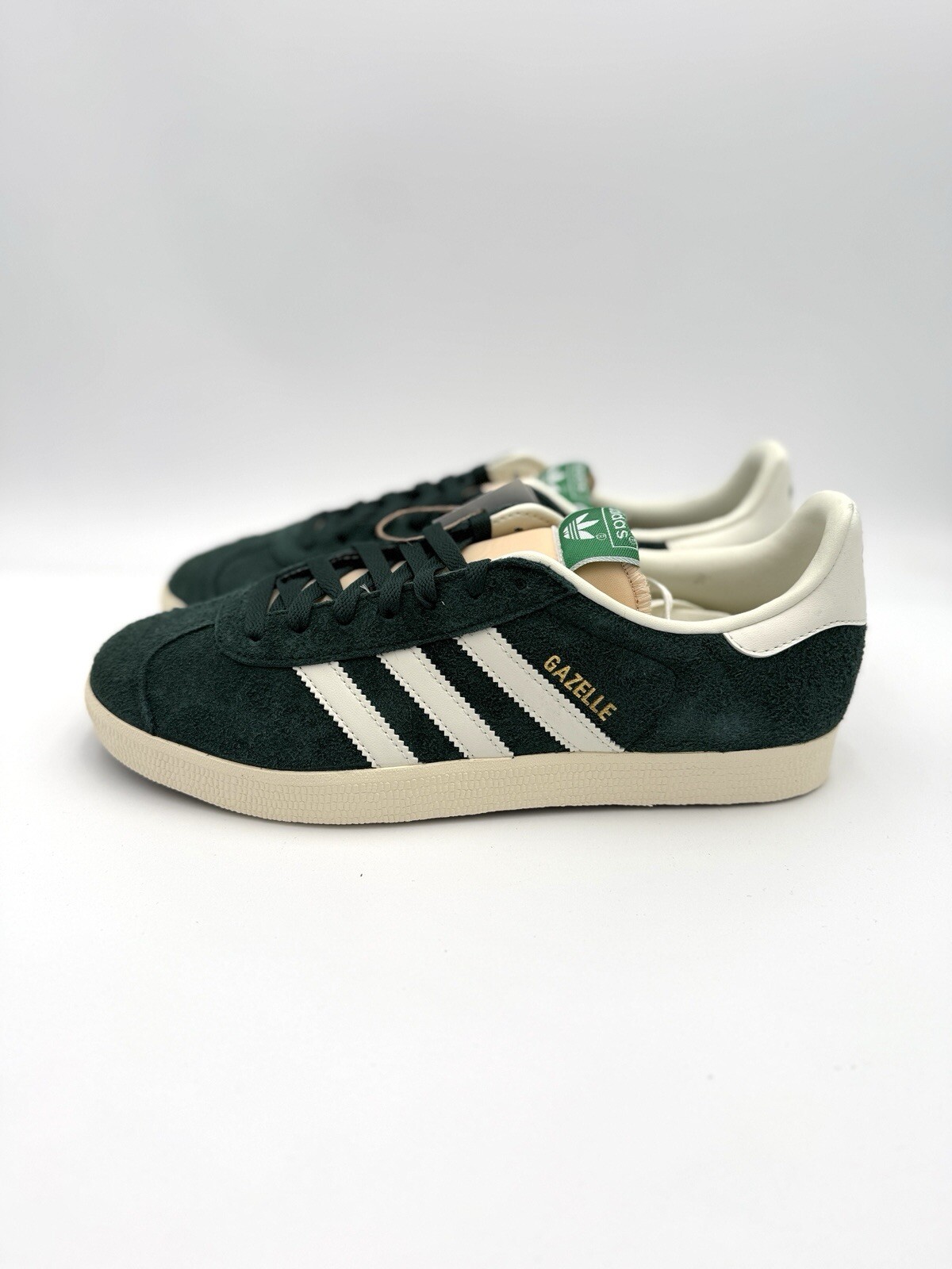 adidas Originals Gazelle Mineral Green Off White Men Unisex Casual Shoes IF9655