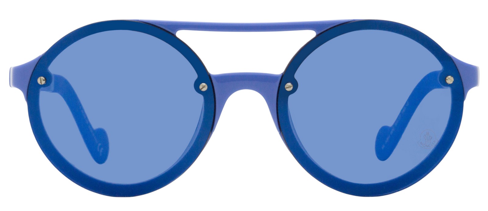 Moncler Double Bridge Sunglasses ML0064 90C Powder Blue 53mm