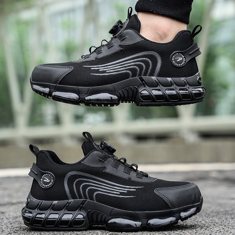 New Work Sneakers Steel Toe Shoes Men Safety Shoes Puncture-Proof Work Shoes