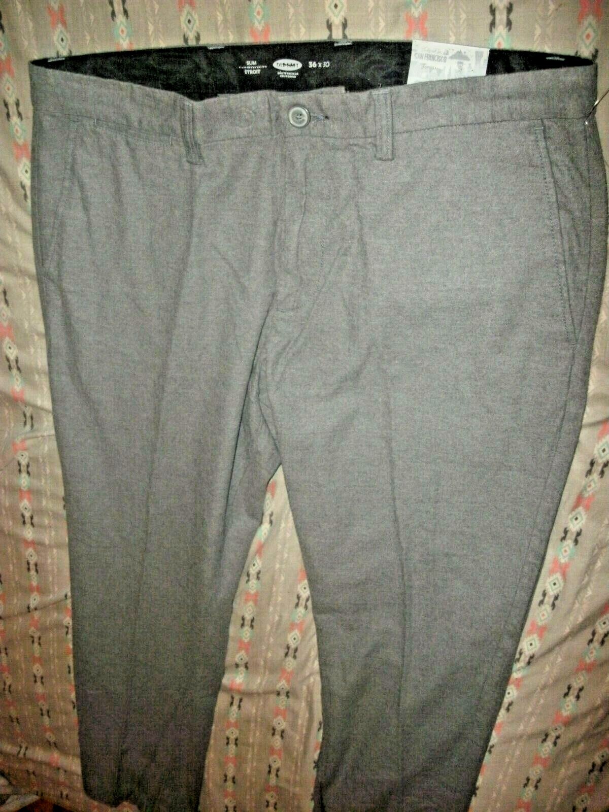 Old Navy mens Slim Light Heather Grey sizes 29,30,32,33,34,36,38 (B271)