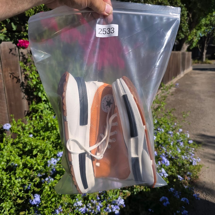 Converse Run Star Legacy CX Platform Shoes Womens 9 Mens 7.5 Orange Amber A00853