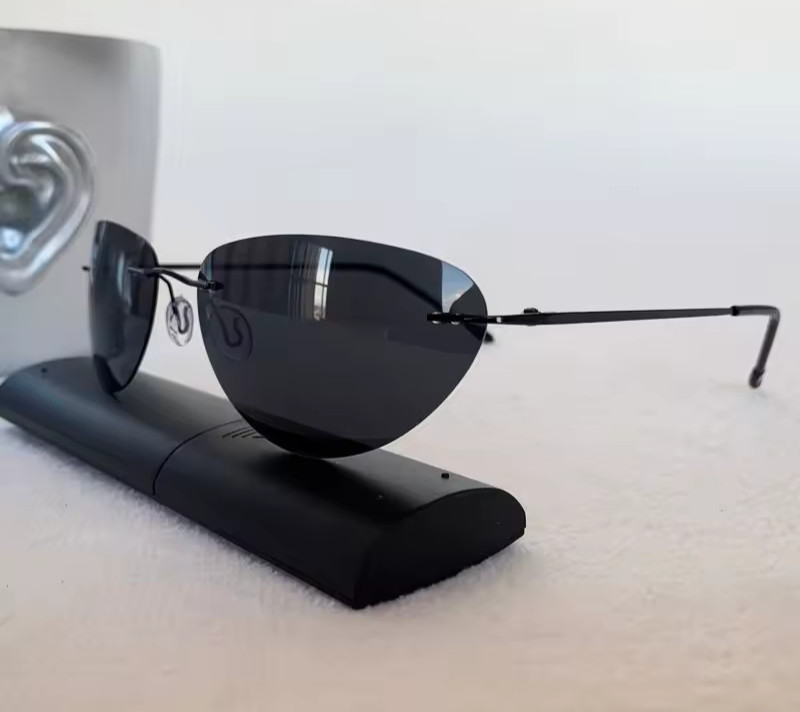 Matrix Polarized Neo Style Sunglasses Ultralight Rimless Driving Glasses