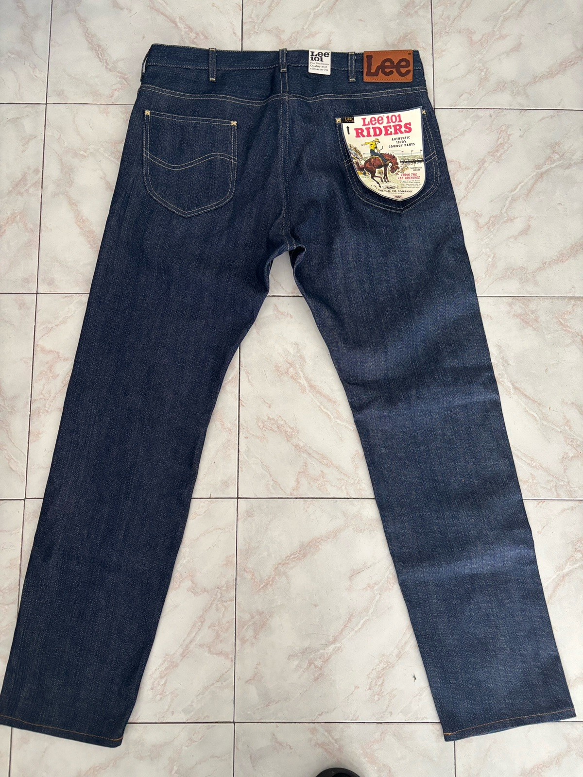 LEE Jeans 101 Japan Sanforized Selvedge Denim Made in Italy Men’s Size 36×32