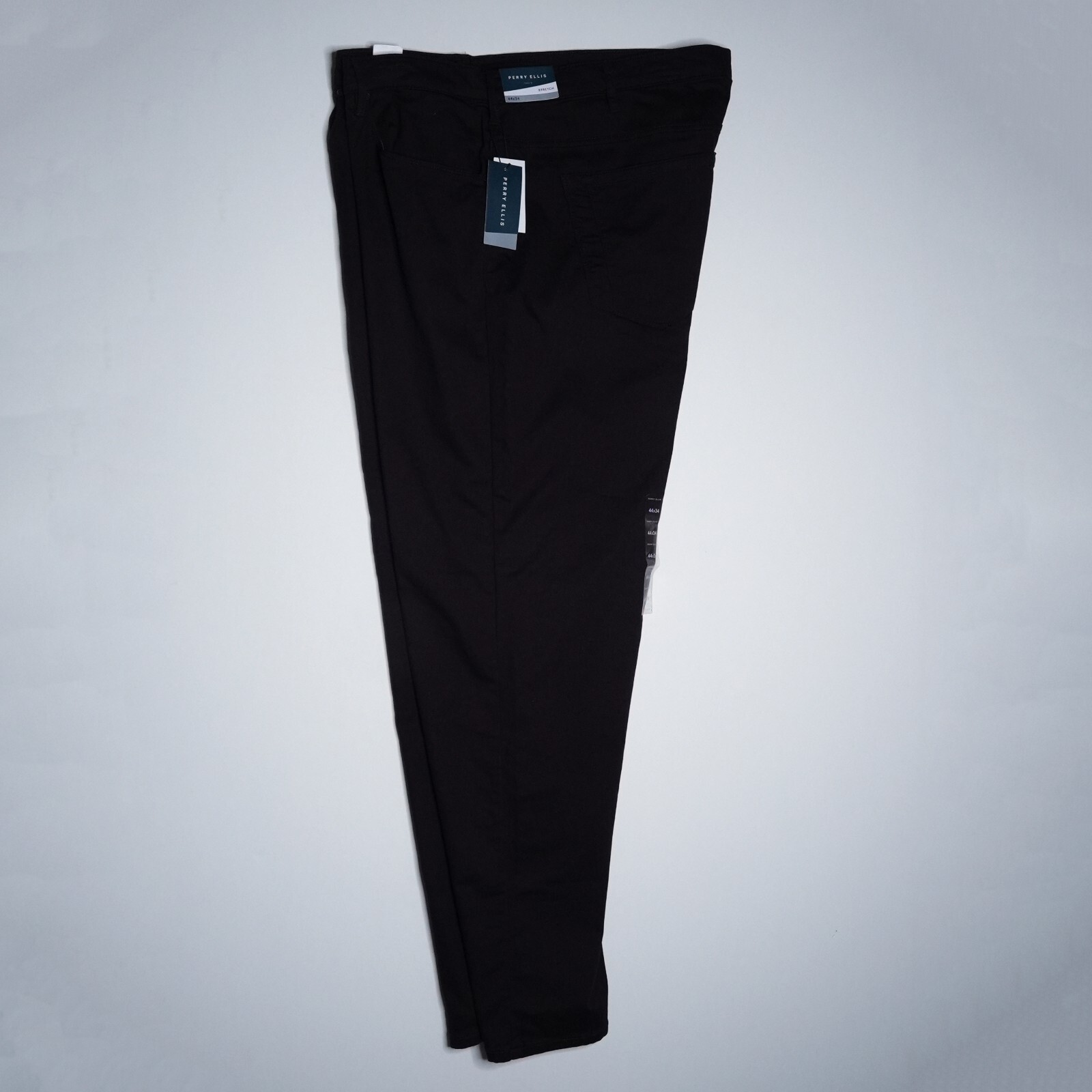 Perry Ellis Men’s Anywhere Pants XXL 44″x34″ SLIM FIT Dark Burgundy Stretch NWT