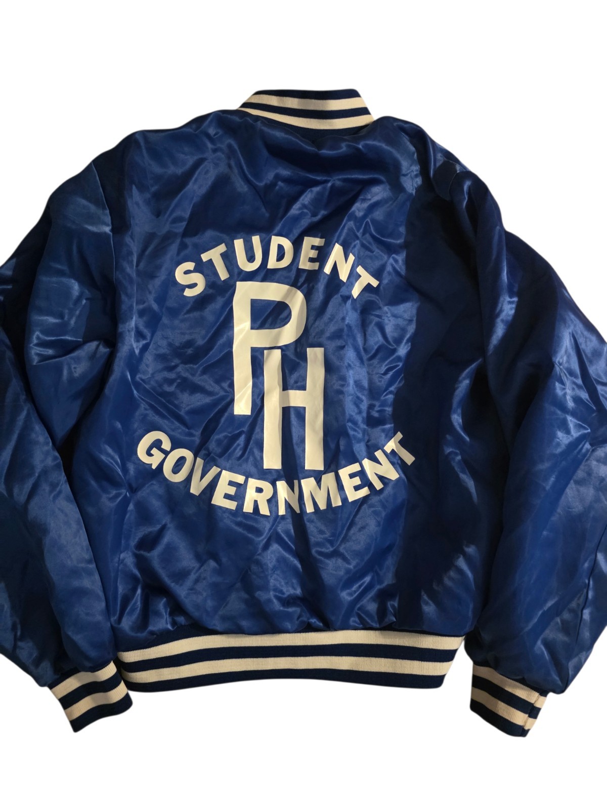 Vintage Swingster Satin Bomber Jacket Mens Sz Med Pasadena High Retro Outerwear