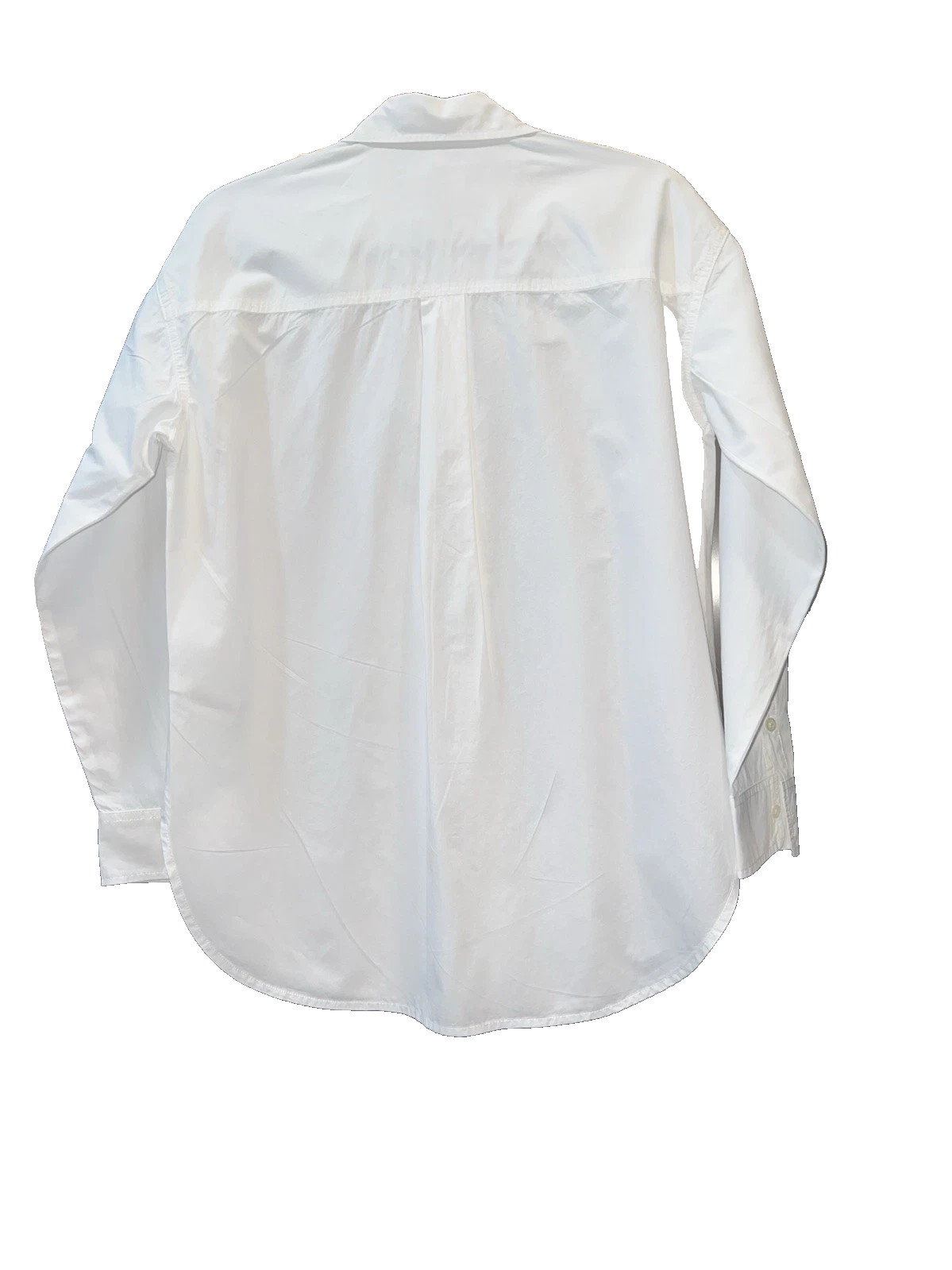 Universal Threads Blouse, Oversize Fit, Long Sleeve Size XL White 100% Cotton