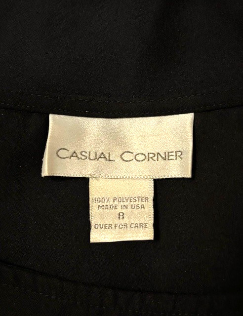 Vintage Casual Corner Dress 100% Polyester RN58142 Dry Clean Only Women’s Size 8