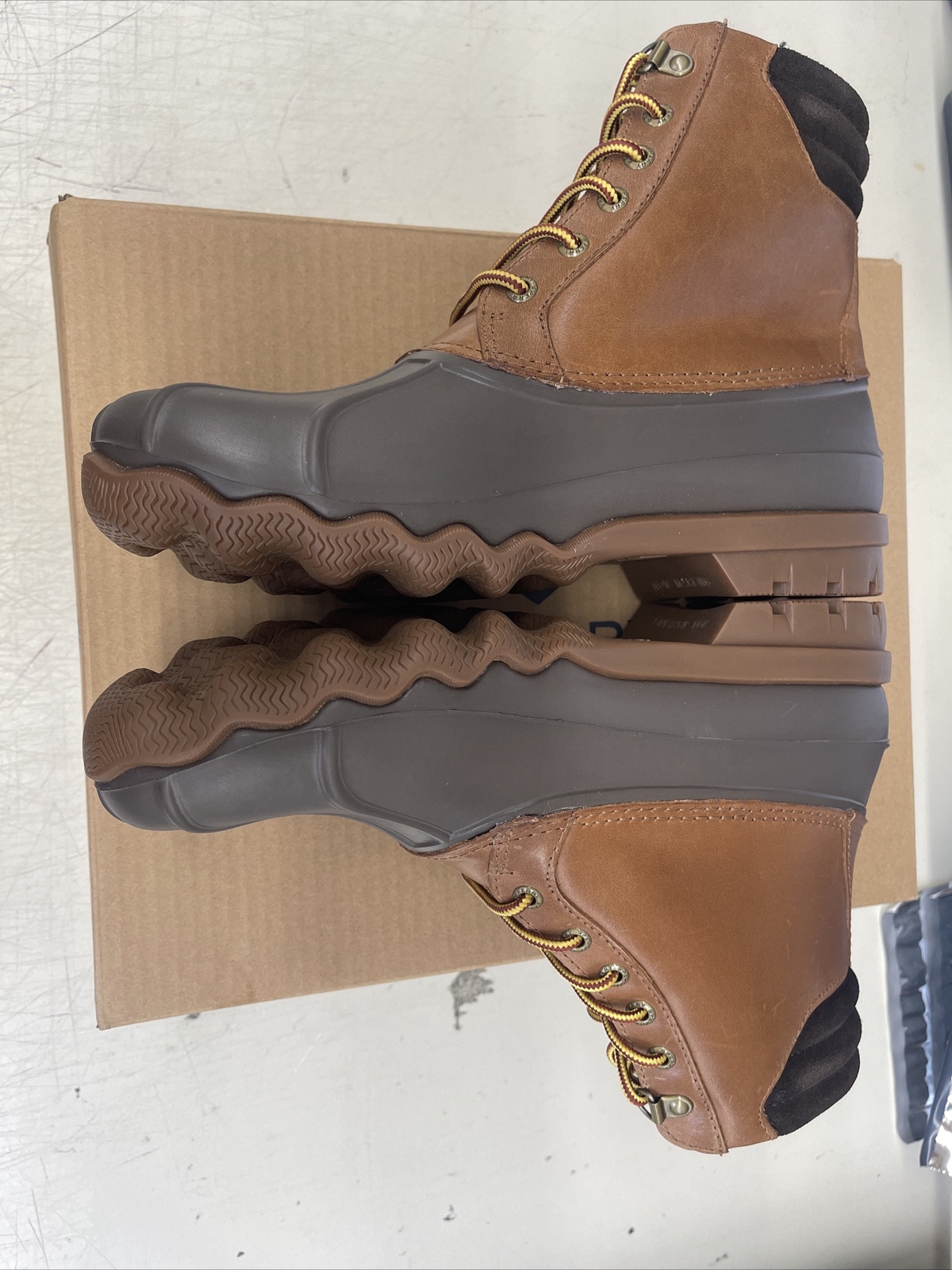 PICK SIZE – Sperry Men’s Avenue Duck Boot Tan / Brown