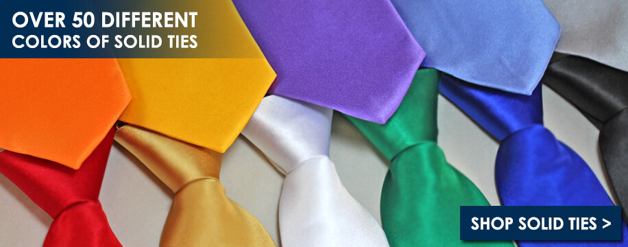 New Romario Manzini® Men’s Traditional Solid Color Ties (55 colors)