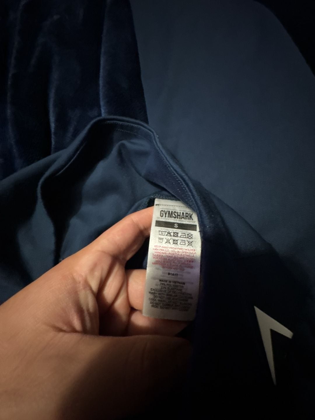 Gymshark Training High Waisted Leggings in Navy Blue