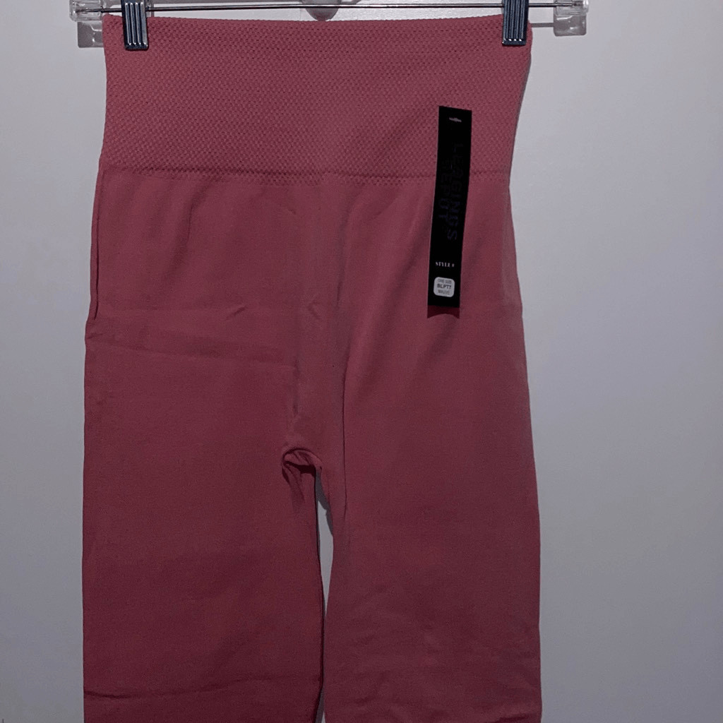 Leggings Depot Women’s Mauve High Waisted Ankle Pull On Leggings One Size NWT
