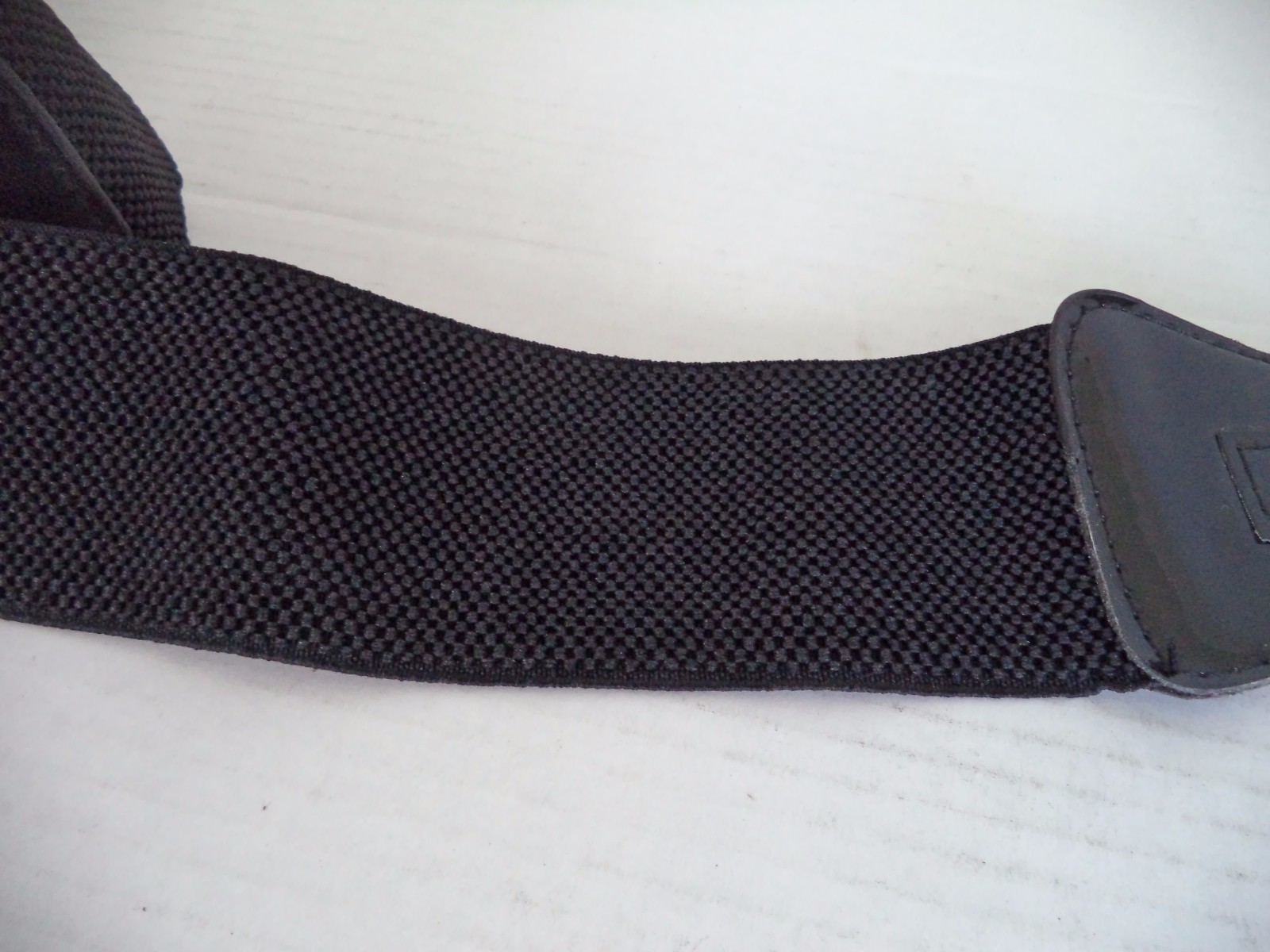 Women’s Black Unbranded Elasticated/ Stretch Casual Belt. S. Length – 34″.