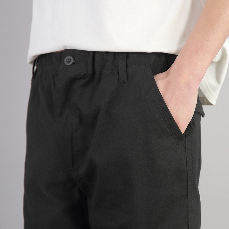 Men’s Lightweight Cotton Cargo Pants Work Combat Elastic Outdoor Trousers XL