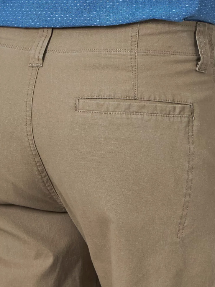 Men’s Wrangler Cargo Pants w/ Stretch Relaxed Fit Brown Tech Pocket CHOOSE SIZE