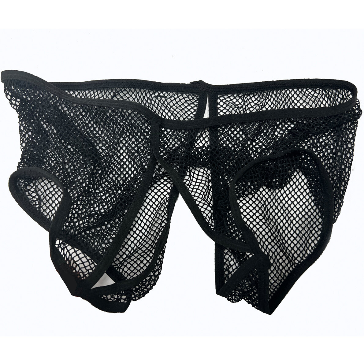 Womens Sheer Mesh Fishnet Panties Crotchless Underwear Thongs Lingerie G-String