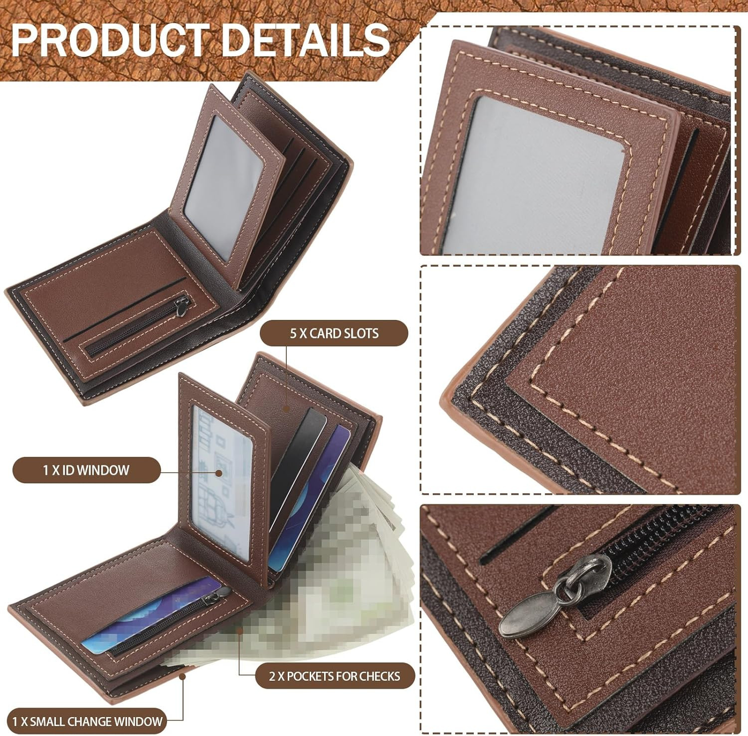 HSV – HSV Leather Wallet Bifold Premium Quality NEW