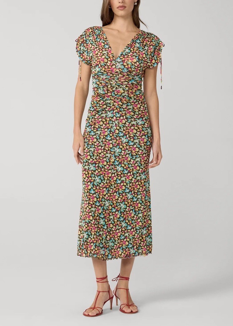 NWOT $528 | Diane Von Furstenberg Ella Reversible Dress | Size S | Multicolor