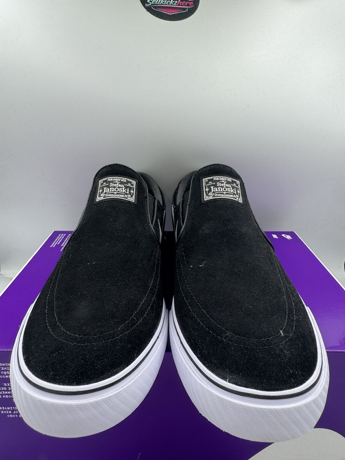 Nike SB Zoom Janoski+ Slip Black White FN5893-001 Size 12